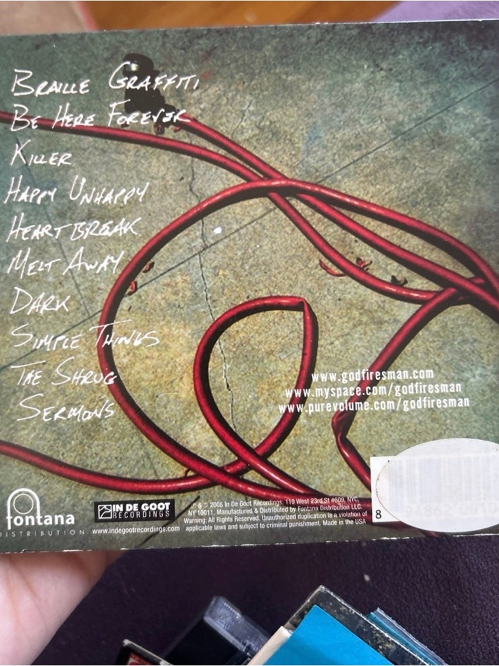 God fires man cd “a billion balconies facing the sun” Thursday emo indie - Picture 2 of 5